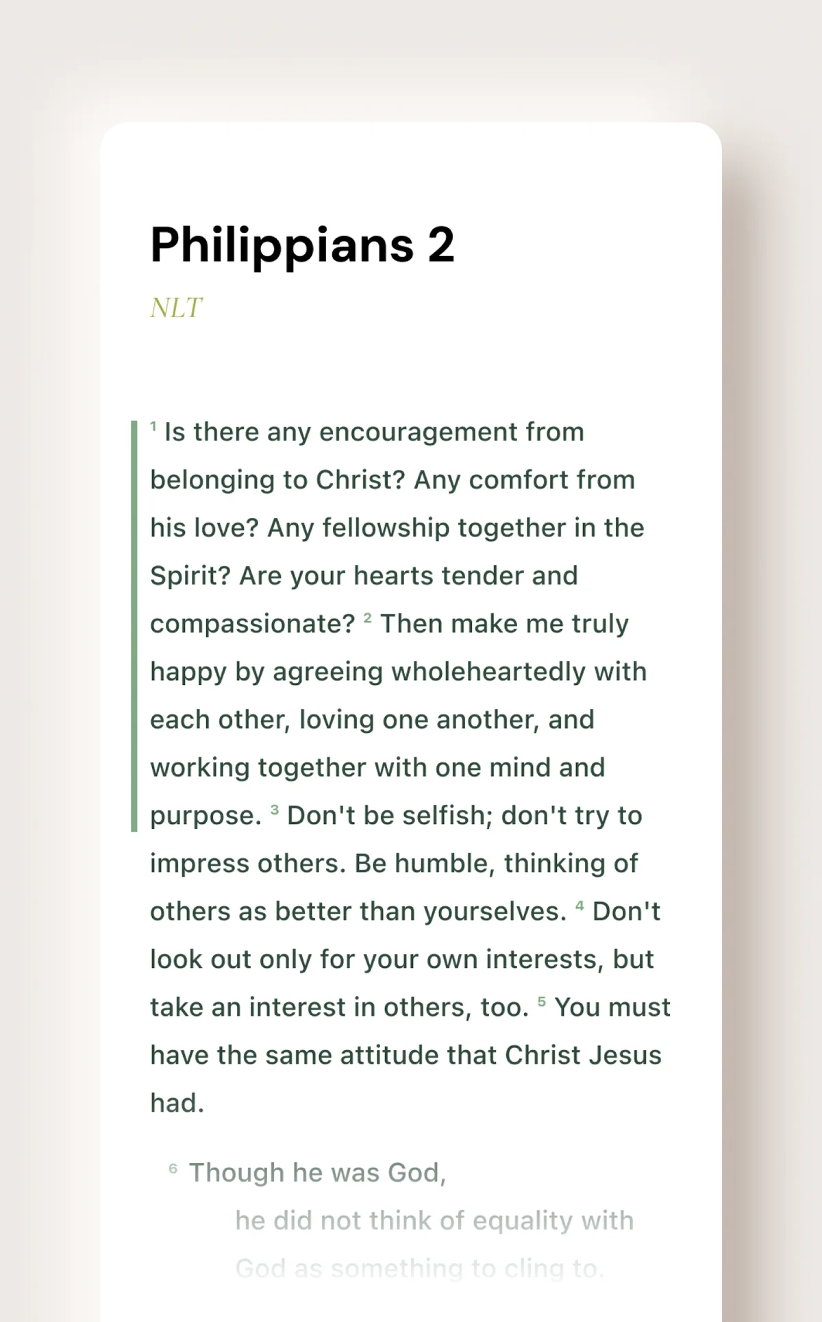 Reading Philippians in Versari without distraction