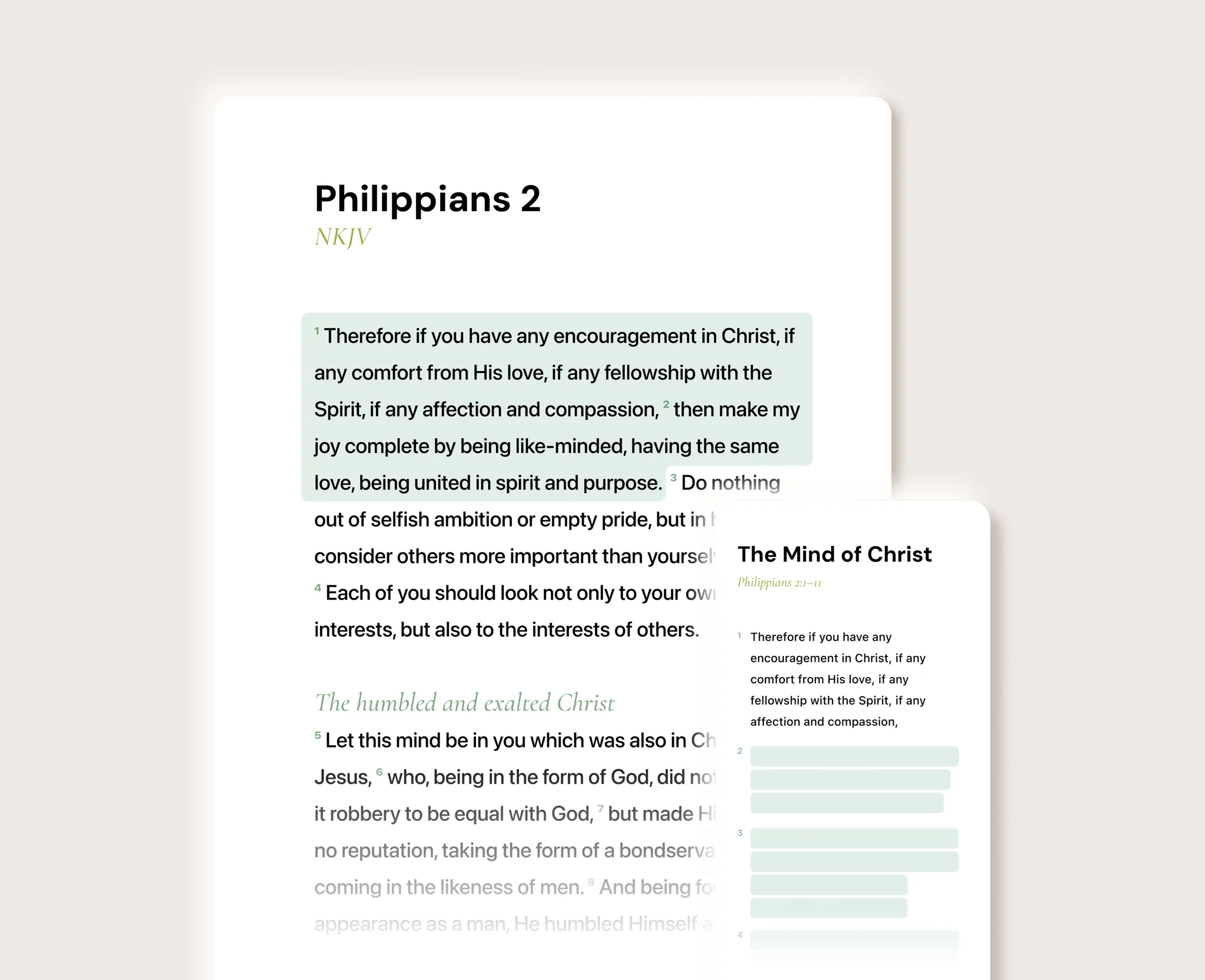 Versari on iPad for reading and on iPhone for memory practice