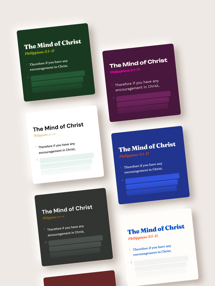 Versari theme options showing multiple color schemes
